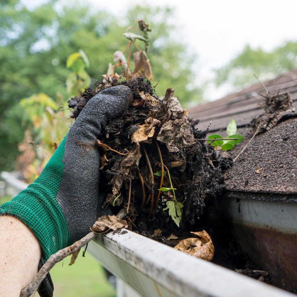 Hand Gutter Cleaning Service