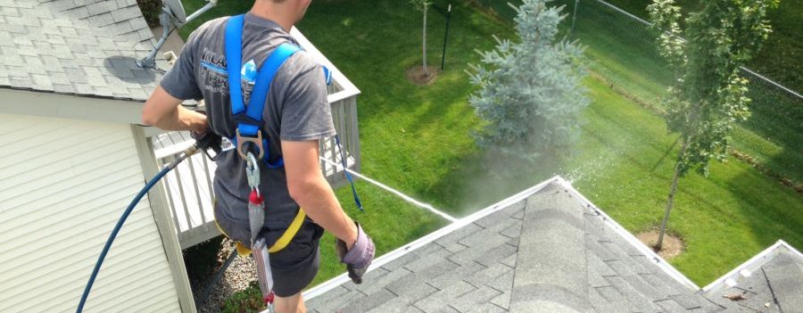 Interior Gutter Washing