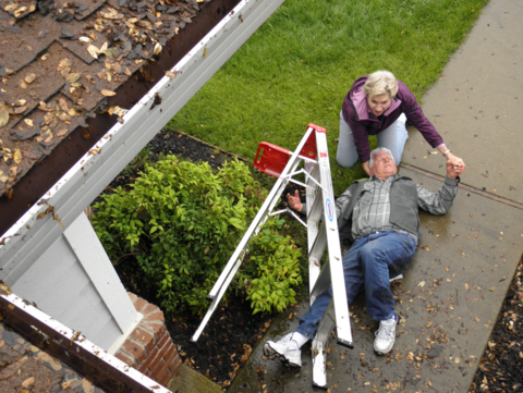 Ladder Fall